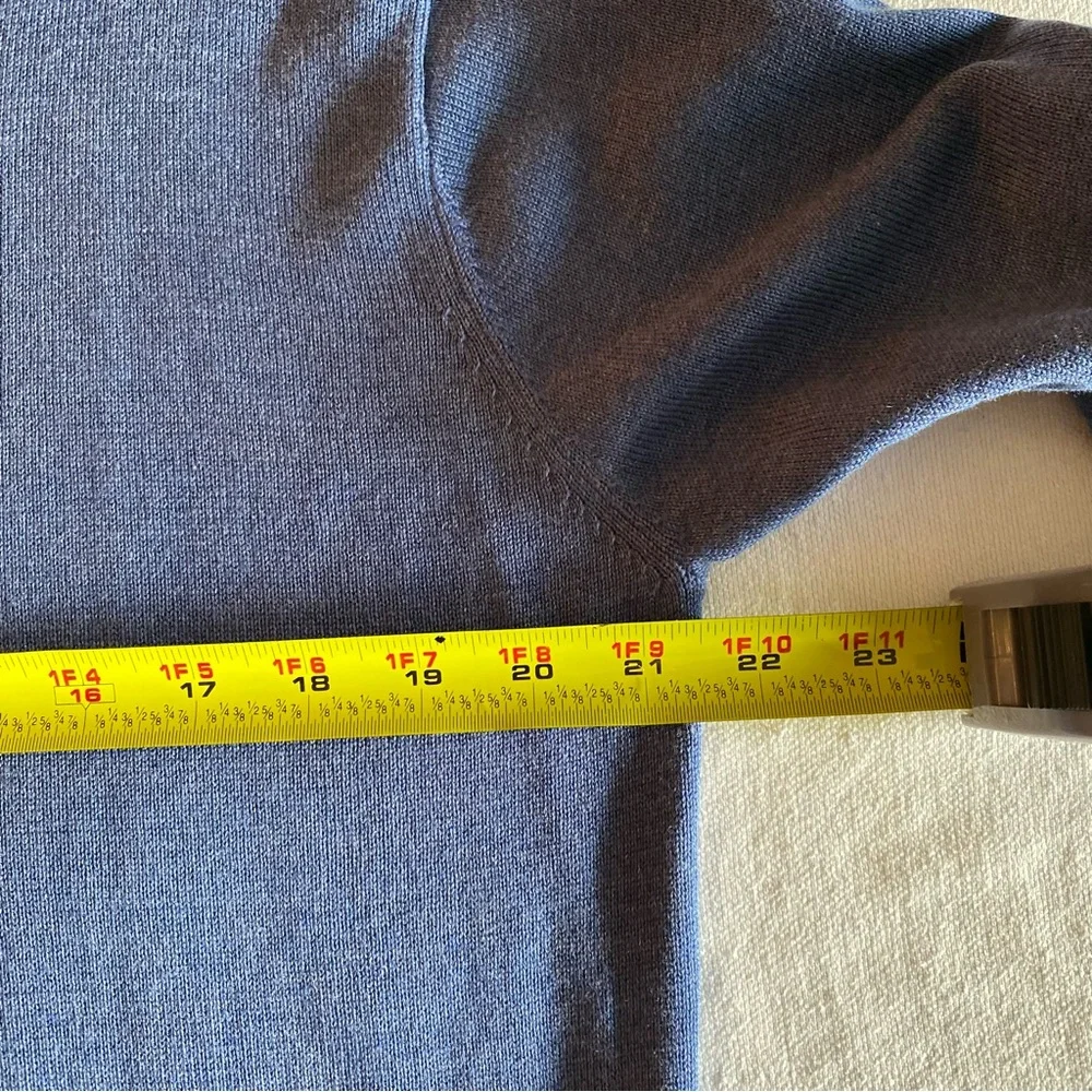 Peter Millar Silk And Cashmere Blend V-Neck Sweater Size M Classic Fit Fall